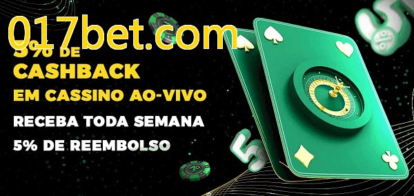 Promoções do cassino ao Vivo 017bet.com